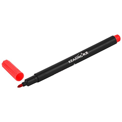 Nettoppo 1 x Fabric Marker Pens Permanent Farben Für Diy Textile Kleidung T-Shirt Schuhe Rot von Nettoppo