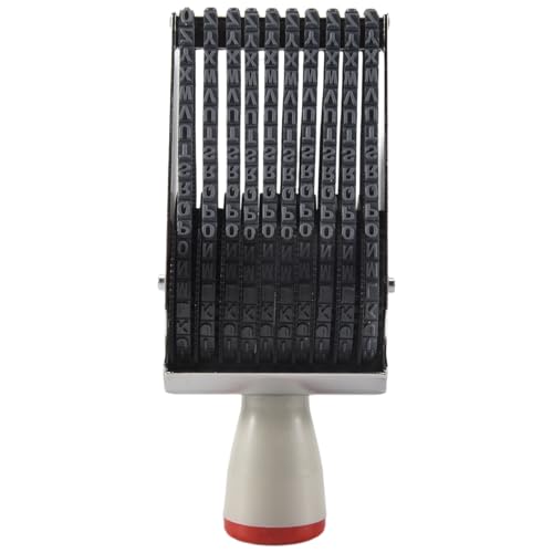 Nettoppo 10 Stelliger Mehrzweck Alphabet Rollen Stempel mit Englischem Buchstaben und Zahlen PräGung DIY Scrapbooking Roller Schreibwaren Nettoppo 10 Stelliger Mehrzweck Alphabet Rollen Stempel mit Englischem Buchstaben und Zahlen PräGung DIY Scrapbooking Roller Schreibwaren von Nettoppo