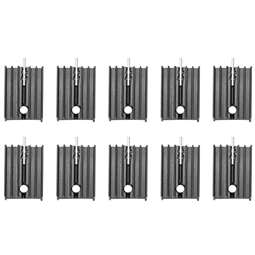 Nettoppo 10 Stueck 21x15x11mm Schwarz Aluminium Kuehlkoerper Fuer TO-220 MOSFET-Transistoren Nettoppo 10 Stueck 21x15x11mm Schwarz Aluminium Kuehlkoerper Fuer TO-220 MOSFET-Transistoren von Nettoppo
