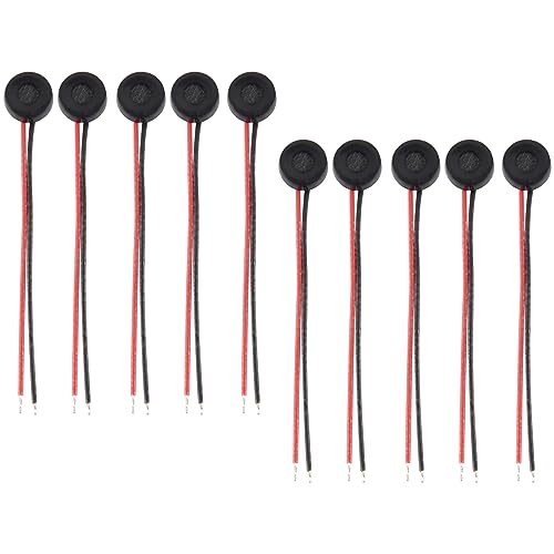 Nettoppo 10 Stueck Elektret-Kondensator-Mikrofon 4mm x 2mm Fuer PC Telefon MP3 MP4 von Nettoppo