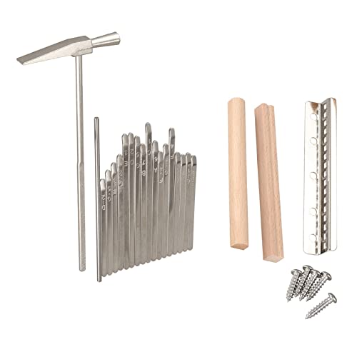 Nettoppo 17 Tasten Kalimba Daumen Finger Klavier DIY Tasten + BrüCke + Stimm Hammer Kit Musik Instrument Teil ZubehöR Nettoppo 17 Tasten Kalimba Daumen Finger Klavier DIY Tasten + BrüCke + Stimm Hammer Kit Musik Instrument Teil ZubehöR von Nettoppo