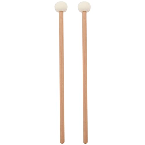 Nettoppo 2 StüCke Doppel Kopf Trommel Becken Gong Mallet Soft Hammer Sticks SchläGel Rods Filz Hammer 385Mm Nettoppo 2 StüCke Doppel Kopf Trommel Becken Gong Mallet Soft Hammer Sticks SchläGel Rods Filz Hammer 385Mm von Nettoppo