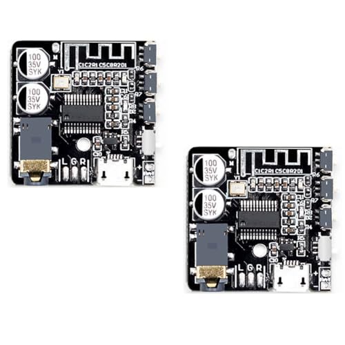 Nettoppo 2 Stück Hochwertiges VHM-314 V.20 MP3-Bluetooth-Audio-Empfangs- und Dekodierungsboard 5.0 Verlustfreies Auto-Audio-Verstärkermodul, Einfach zu Bedienen Nettoppo 2 Stück Hochwertiges VHM-314 V.20 MP3-Bluetooth-Audio-Empfangs- und Dekodierungsboard 5.0 Verlustfreies Auto-Audio-Verstärkermodul, Einfach zu Bedienen von Nettoppo
