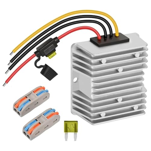 Nettoppo 20 A 240 W Golfwagen DC 18 V 20 V 24 V 36 V 48 V auf DC 12 V Konverter Spannungsregler Reduzierstück Power Buck Converter mit Sicherung Nettoppo 20 A 240 W Golfwagen DC 18 V 20 V 24 V 36 V 48 V auf DC 12 V Konverter Spannungsregler Reduzierstück Power Buck Converter mit Sicherung von Nettoppo