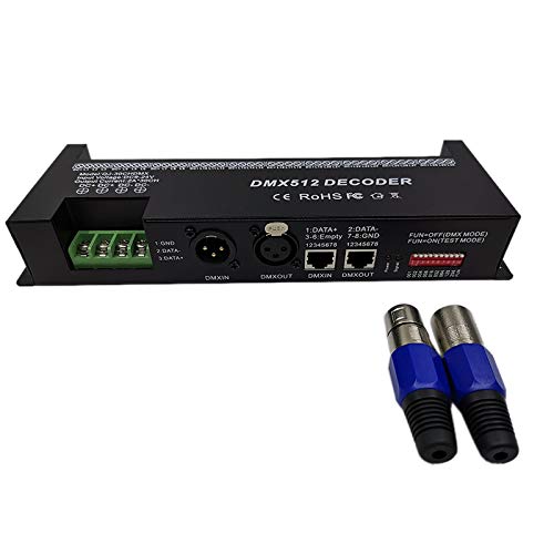 Nettoppo 30 Kanal RGB DMX512 Decoder LED Streifen Controller 60A Dimmer PWM Treiber Eingang DC9-24V 30CH Decoder Licht Steuerung Nettoppo 30 Kanal RGB DMX512 Decoder LED Streifen Controller 60A Dimmer PWM Treiber Eingang DC9-24V 30CH Decoder Licht Steuerung von Nettoppo