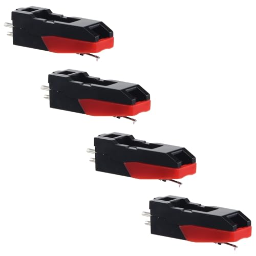 Nettoppo 4 Stück Platten Spieler Stylus Nadeln Platten Spieler für Lp Ion Phonograph Platten Spieler von Nettoppo
