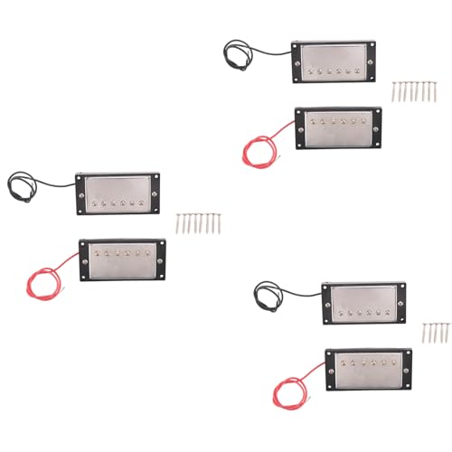 Nettoppo 6X Humbucker Doppel Spulen Tonabnemer Hals und Steg Kompatibel mit LP Stil Elektrisch Gitarre von Nettoppo