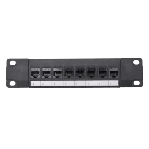 Nettoppo 8 Port Straight-Through CAT6 Patchpanel RJ45 Netzwerkkabel Adapterbuchse Ethernet Verteilerrahmen Nettoppo 8 Port Straight-Through CAT6 Patchpanel RJ45 Netzwerkkabel Adapterbuchse Ethernet Verteilerrahmen von Nettoppo