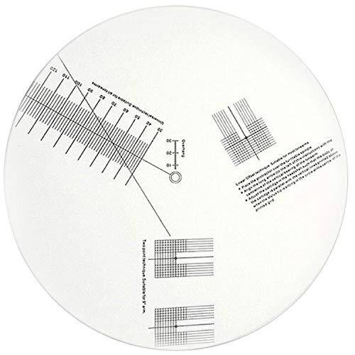 Nettoppo Anti-Rutschen LP Vinyl Record Pickup Kalibrier Platte Distanz Messer Messer Einstell Werkzeug Lineal für Platten Spieler Nettoppo Anti-Rutschen LP Vinyl Record Pickup Kalibrier Platte Distanz Messer Messer Einstell Werkzeug Lineal für Platten Spieler von Nettoppo