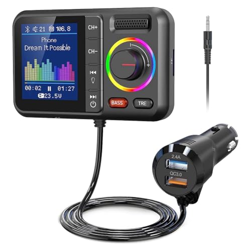 Nettoppo BT98L LED-Anzeige Bluetooth 5.0 Transmitter Adapter 3,5 mm AUX MP3 Player HiFi Audio Adapter für PC TV Auto Heimlautsprecher Nettoppo BT98L LED-Anzeige Bluetooth 5.0 Transmitter Adapter 3,5 mm AUX MP3 Player HiFi Audio Adapter für PC TV Auto Heimlautsprecher von Nettoppo
