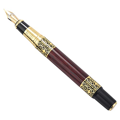Nettoppo Chinesische Klassische FüLl Halter Goldene Metall Unterschrift Stift FüR BüRo Business Unterschrift SchüLer Geschenk von Nettoppo