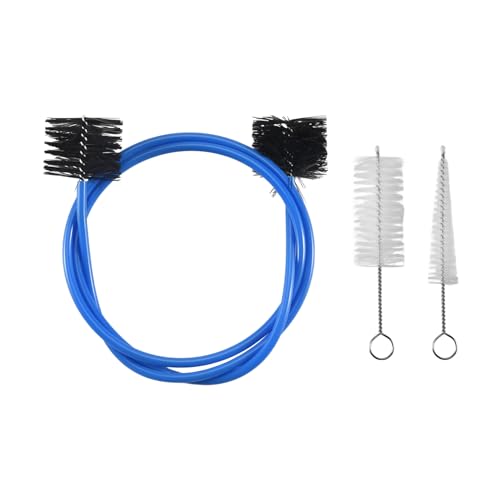 Nettoppo Das 3-Teilige Set für die Trompete Posaune Messing Blas DüSen Reiniger Ventil BüRsten Stange Musik Instrument ZubehöR von Nettoppo