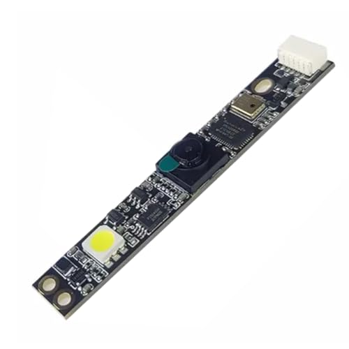Nettoppo GC5035 HD 5MP USB-Kameramodul für Laptop-Computer, Gesichtserkennung mit Blitzlicht, Mikrofon, UVC OTG FF-76 Grad, 1 Stück, Schwarzes PC + Metall von Nettoppo