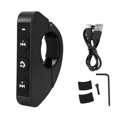 Nettoppo Kabellose Bluetooth-Fernbedienung für Motorradhelme. Lenkersteuerung. Tastenfeld. Fernbedienung. Verbindung mit Mobiltelefon Herstellen. von Nettoppo