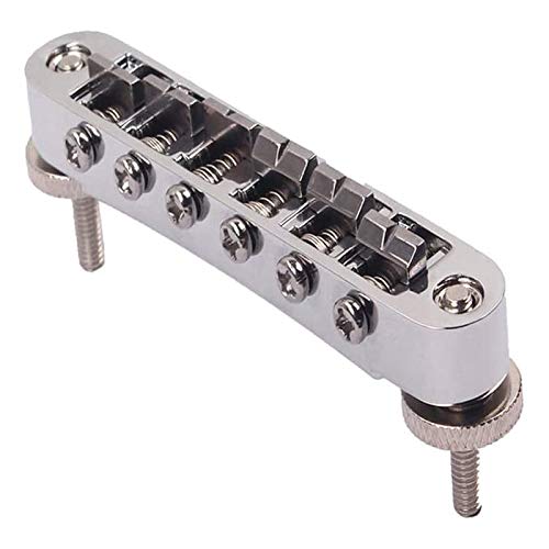 Nettoppo LP BrüCke Tune O BrüCke Verstellbare Verchromte Gitarren BrüCke für Gitarren Musikalisches ZubehöR von Nettoppo