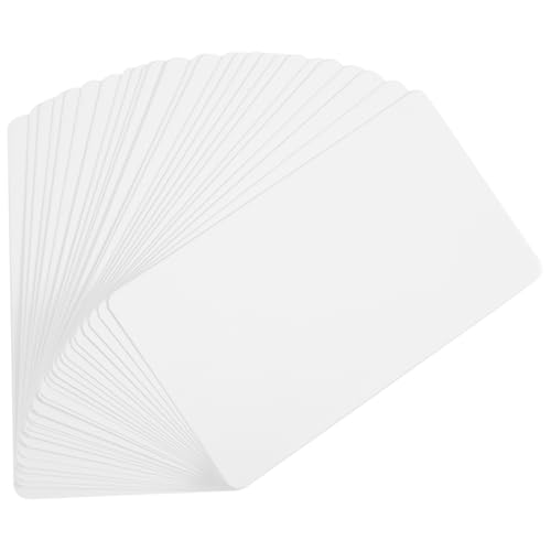 Nettoppo Leeres Karton Papier Nachricht Karte Visitenkarten Wort Karte DIY Tag Geschenk Karte 100 Stueck () von Nettoppo