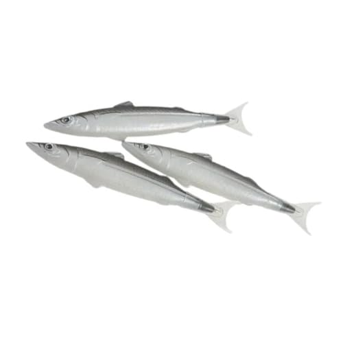 Nettoppo Lustiger Styling-Kugelschreiber mit Gesalzenem Fisch, Kugelschreiber der Ocean-Serie, Fisch-Styling-Stift, Einfach zu Installieren, Einfach zu Verwenden von Nettoppo