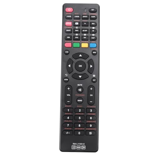 Nettoppo Rm-L1130 +X TV Fernbedienung Steuerung Universal für Akira ELENBREG PRIMA OPENBOX Smart TV von Nettoppo
