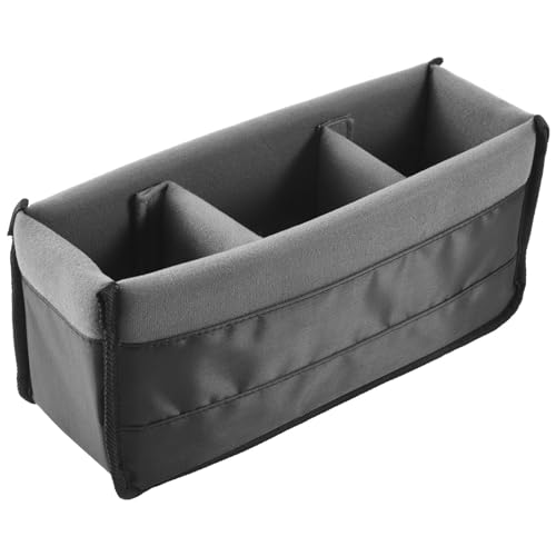 Nettoppo Stoßfest DSLR SLR Kamera Einsatz Organizer Fall Partition Divider Schutz Hülle (Schwarz +) von Nettoppo