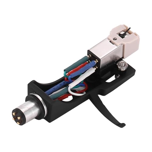 Nettoppo Stylus mit Plattenspieler-Headshell 4-Polige Kontakte für Phonograph Turntable Gramophone LP Vinyl Needle Nettoppo Stylus mit Plattenspieler-Headshell 4-Polige Kontakte für Phonograph Turntable Gramophone LP Vinyl Needle von Nettoppo