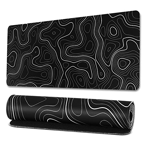 Nettoppo Topographic Contour Extended Big Mauspad Computertastatur Mauspad Mousepad mit 3 Mm Rutschfester Unterseite Nettoppo Topographic Contour Extended Big Mauspad Computertastatur Mauspad Mousepad mit 3 Mm Rutschfester Unterseite von Nettoppo