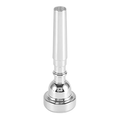 Nettoppo Trompeten mundstueck fuer 7C Groesse Silber ueberzogen von Nettoppo