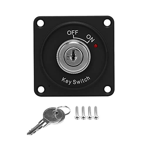 Nettoppo Universal 12 V Auto Boot Motorrad Zuend Schluessel Zuend Schloss Panel 2 Position Mit 2 Schluesseln von Nettoppo