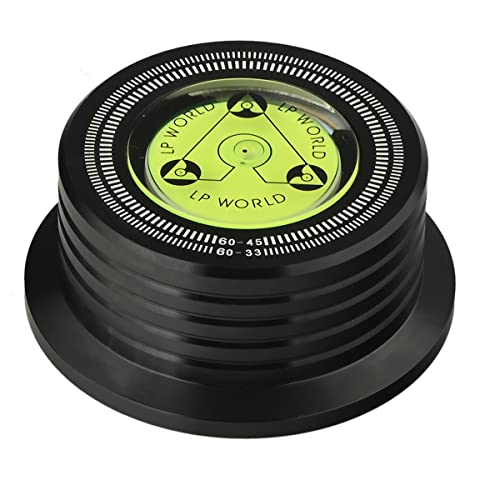 Nettoppo Universal 60Hz LP Vinyl Record Player Disc Turntable Stabilizer mit Level Aluminium Alloy Weight Clamp Black Nettoppo Universal 60Hz LP Vinyl Record Player Disc Turntable Stabilizer mit Level Aluminium Alloy Weight Clamp Black von Nettoppo