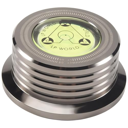 Nettoppo Universeller 50Hz LP Schall Platten Spieler Platten Spieler Stabilisator mit Waagerechter Gewichts Klemme Aus Aluminium Legierung, Schwarz Nettoppo Universeller 50Hz LP Schall Platten Spieler Platten Spieler Stabilisator mit Waagerechter Gewichts Klemme Aus Aluminium Legierung, Schwarz von Nettoppo