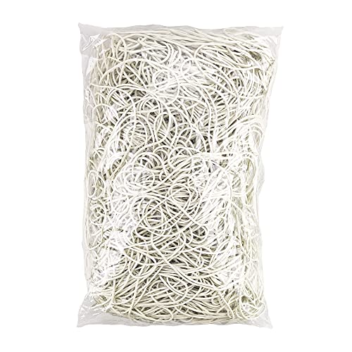 Netuno 1 kg weiß Gummiringe Gummibänder rubber Haushaltsgummis Durchmesser 100mm ringe elastic für Büro Küche Bürobedarf office Haushalt von Netuno