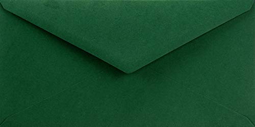 Netuno 100 Briefumschläge Dunkel-Grün DIN lang 110 x 220 mm 115g Sirio Color Foglia lange Briefumschläge schön DL Hochzeitsumschläge farbig lang Umschläge elegant Papierumschläge für Einladungen von Netuno