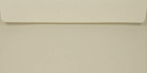Netuno 100 Briefumschläge Ecru Recycling DIN lang 110x 220 mm 110g Woodstock Betulla Recycling Umschläge lang Umwelt farbige Kuverts DL für Osterkarten Hochzeitskarten Postkarten Umschlag Natur von Netuno