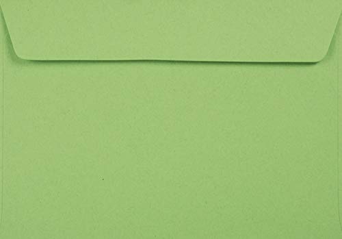 Netuno 100 Briefumschläge Grün DIN C6 114 x 162 mm 120g Kreative Apple farbige Umschläge Recycling Briefkuverts bunt hochwertig grüne Briefumschläge Ökopapier elegante Einladungsumschläge Hochzeit von Netuno