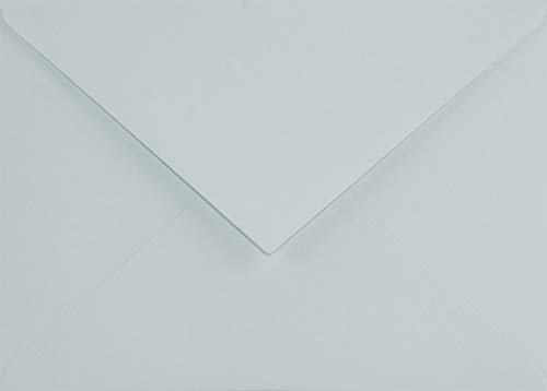 Netuno 100 Briefumschläge Pastell-Blau DIN C6 114x 162 mm 120g Keaykolour Pastel Blue elegante Briefhüllen farbig bunte Briefumschläge edel für Hochzeitseinladungen Geburtstagskarten Papierumschläge von Netuno