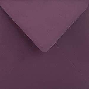 Netuno 100 Briefumschläge quadratisch Violett 153 x 153 mm 115g Sirio Color Vino quadratische Umschläge hochwertig für Hochzeitskarten Geburtstagskarten Weihnachtskarten Dankeskarten Briefkuverts von Netuno