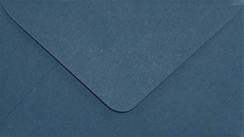 Netuno 100 Mini-Briefhüllen Blau DIN C8 58x100 mm 115g Sirio Color Blu farbige Briefumschläge Mini kleine Umschläge Blau für Visitenkarten Businesskarten Geschenkkarten Bonuskarten Geldgeschenke von Netuno