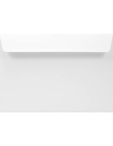 Netuno 100 Papierbriefumschläge Weiß DIN C5 162 x 229 mm Design weiße Umschläge haftklebend Briefhüllen hochwertig Brief-Kuverts c5 für Einladungs-Karten Geburtstagskarten Hochzeitseinladungen von Netuno