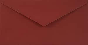 Netuno 100 Umschläge Dunkel-Rot DIN lang 110 x 220 mm 115g Sirio Color Cherry farbige Briefumschläge edel für Hochzeit lang Briefhüllen bunt hochwertig Papier-Briefumschläge red envelope invitation von Netuno