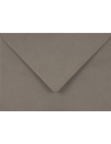 Netuno 100 Umschläge Grau C6 114 x 162 mm 115g Sirio Color Pietra graue Briefumschläge bunt hochwertig für Hochzeit Geburtstag Weihnachten Briefhüllen farbig Papier-Briefumschläge C6 elegant Kuverts von Netuno