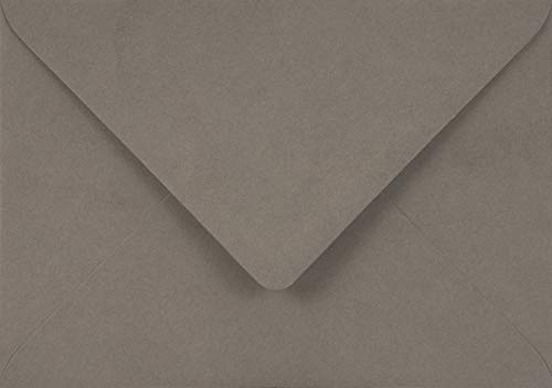 Netuno 100 Umschläge Grau DIN C5 162x 229 mm 115g Sirio Color Pietra graue Briefumschläge farbig ohne Fenster Briefhüllen hochwertig Einladungsumschläge groß Hochzeit Papier- Briefumschläge von Netuno