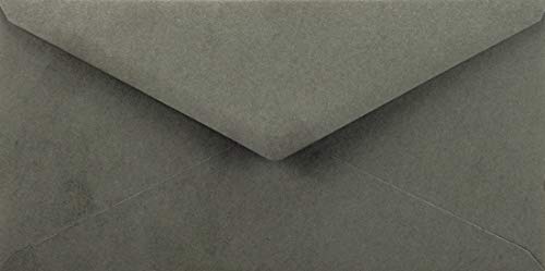 Netuno 100 Umschläge Grau DIN lang 110 x 220 mm 115g Sirio Color Pietra graue Briefumschläge Weihnachten Briefhüllen bunt Papier-Briefumschläge elegant Einladungsumschläge grey envelope invitation von Netuno
