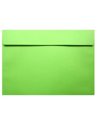 Netuno 100 farbige Briefumschläge Helllgrün DIN C5 16,2 x 22,9 cm 120g Design elegante Umschläge bunte Briefhüllen groß A5 für Einladungskarten Geburtstagskarten hochwertige Briefkuverts Einladungen von Netuno