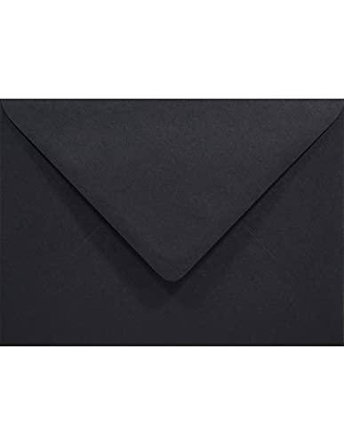 Netuno 100 Umschläge Schwarz DIN B6 125x 175 mm 80g Rainbow schwarze Briefumschläge farbig Briefhüllen Einladungsumschläge Papierbriefumschläge Briefkuverts Hochzeits-Umschläge Geburtstagsumschläge von Netuno