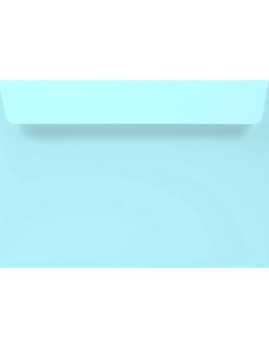 Netuno 100 farbige Briefumschläge Hellblau DIN C5 16,2 x 22,9 cm 120g Design elegante Umschläge bunte Briefhüllen groß A5 für Einladungskarten Geburtstagskarten hochwertige Briefkuverts Einladungen von Netuno