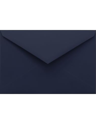 Netuno 100 farbige Umschläge Marine-Blau 13,5 x 20,5 cm 120g Malmero Bleu blaue Briefumschläge edel für Hochzeitskarten Geburtstagskarten Einladungsumschläge farbig elegante Briefkuvers blu envelopes von Netuno