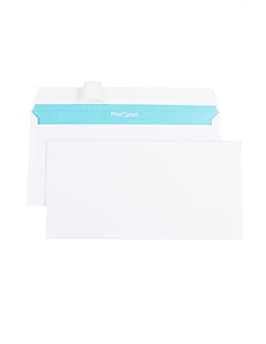 Netuno 1000 Brief-Umschläge din lang ohne Fenster Weiß lange Briefumschläge haftklebend DL 110x220 mm 90g weiße Umschläge Brief-Kuverts Briefhüllen Weiß DL Brief-Umschlag weiße Briefumschläge lang von Netuno