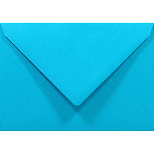 Netuno 1000 Briefumschläge Blau DIN C6 114x 162 mm 80g Rainbow bunte Umschläge ohne Fenster für Hochzeit Geburtstag Taufe Weihnachten Einladungskarten Einladungsumschläge Blau Briefhüllen Papier von Netuno