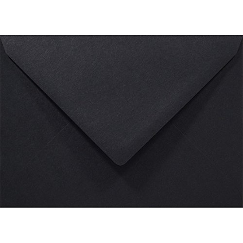 Netuno 1000 Umschläge Schwarz DIN C6 114x 162 mm 80g Rainbow schwarze Briefumschläge farbig Briefhüllen Einladungsumschläge Papierbriefumschläge Briefkuverts Hochzeits-Umschläge Geburtstagsumschläge von Netuno