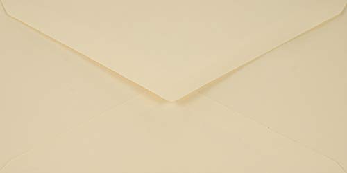 Netuno 25 Brief-Umschläge Vanille DIN lang 110 x 220 mm 115g Sirio Color Paglierino schöne Briefkuverts lang Briefumschläge Hochzeit Geburtstag Taufe Weihnachten bunte Umschläge DL envelope wedding von Netuno