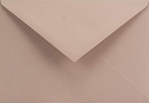 Netuno 25 Briefumschläge Alt-Rosa DIN C6 114x 162 mm 120g Keaykolour Old Rose bunte Papier-Umschläge Natur Öko Briefkuverts farbig Umschläge C6 hohe Qualität für Einladungen Weihnachtskarten von Netuno